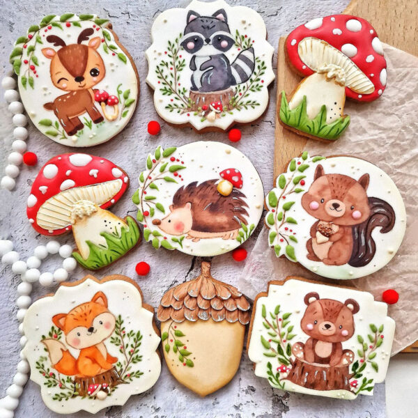Бисквити на тема горски животни