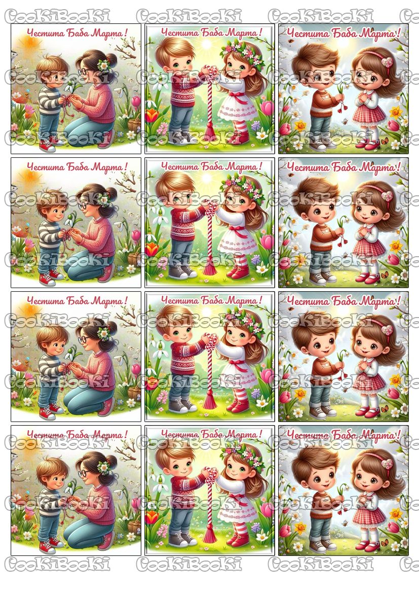 BABA006 Шаблон за печат - Баба Марта #006 - Image 1