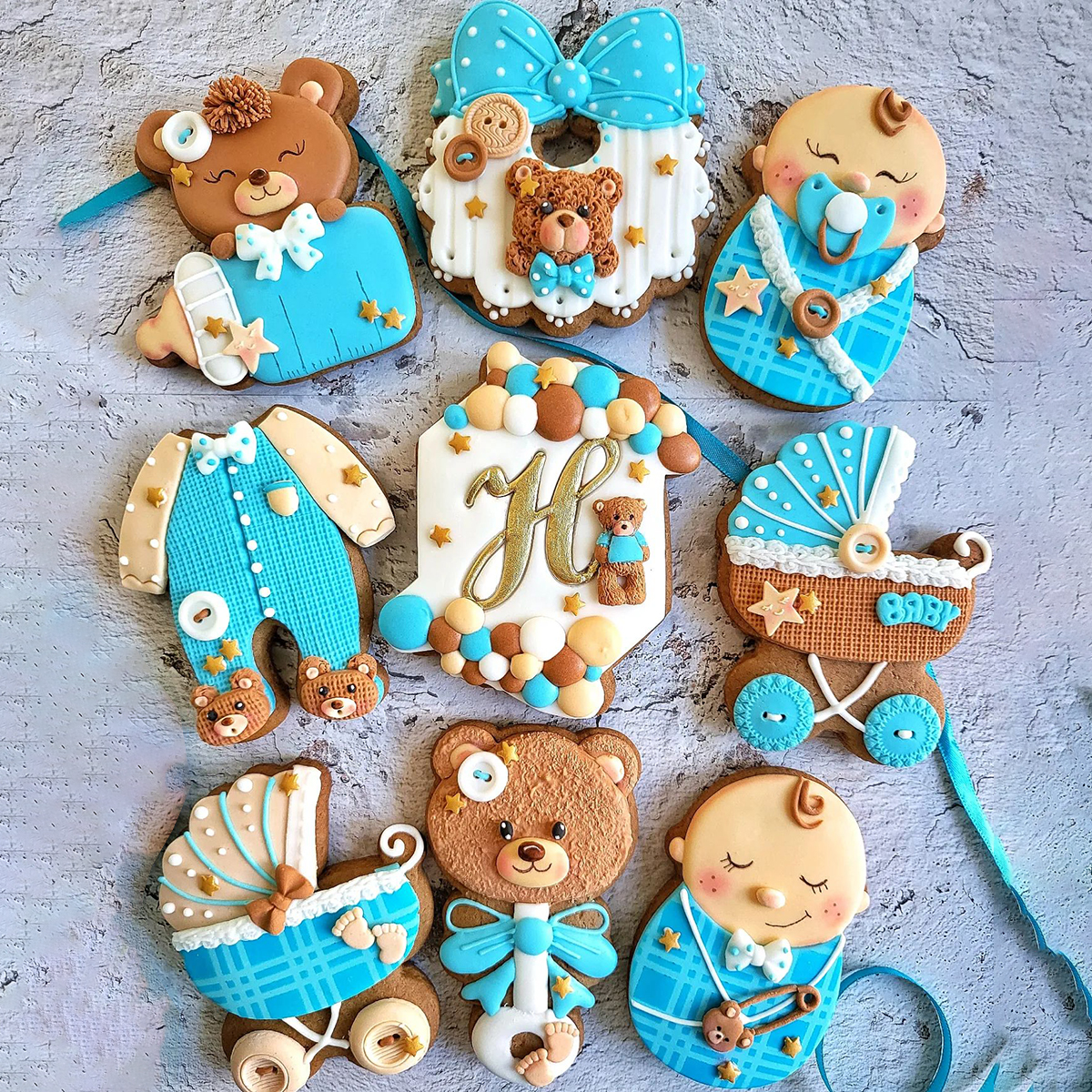 BAB002 Бисквитки на бебешка тематика #02 - Image 1