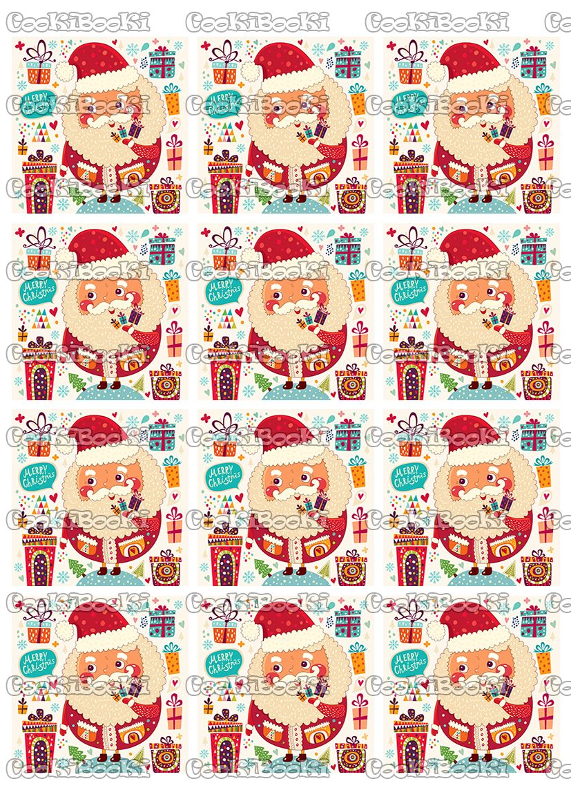 CHRIST030 Шаблон за печат - Коледа #0030 - Image 1