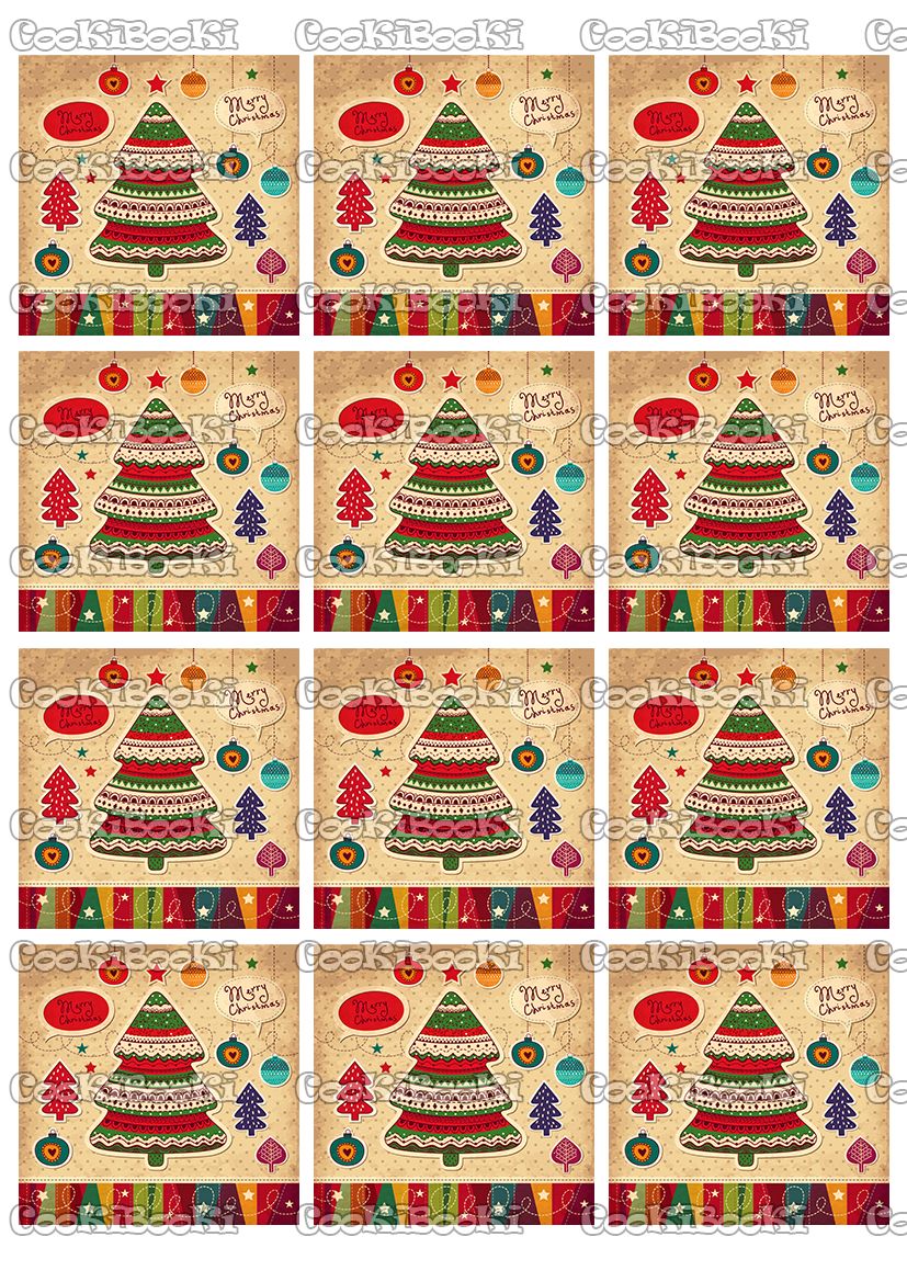 CHRIST031 Шаблон за печат - Коледа #0031 - Image 1