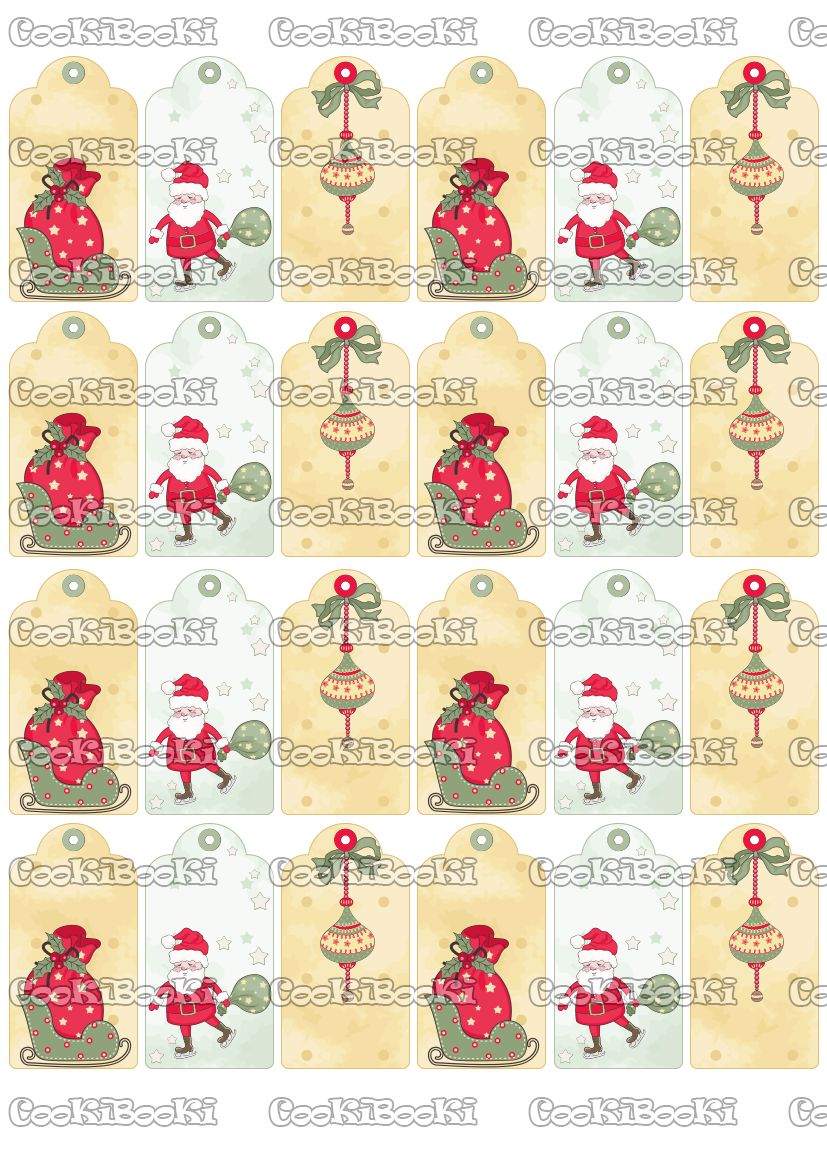 CHRIST043 Шаблон за печат - Коледа #0043 - Image 1