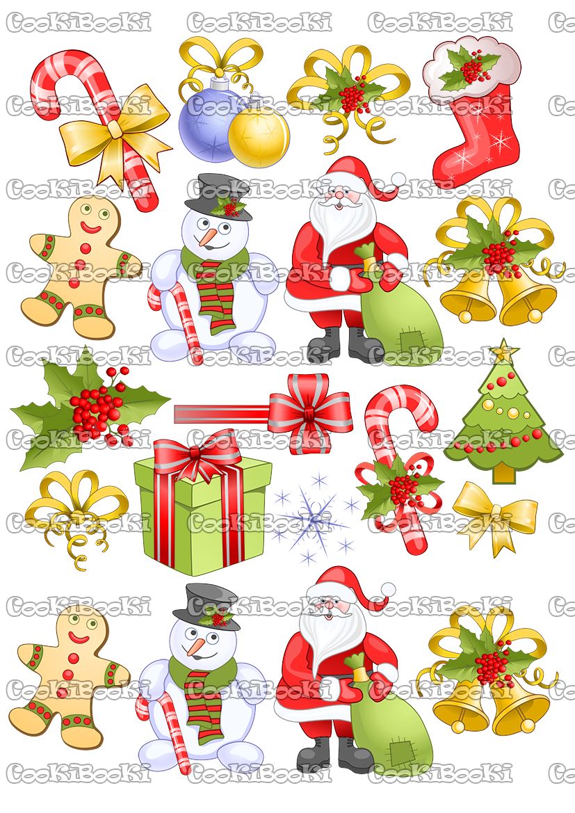 CHRIST046 Шаблон за печат - Коледа #0046 - Image 1