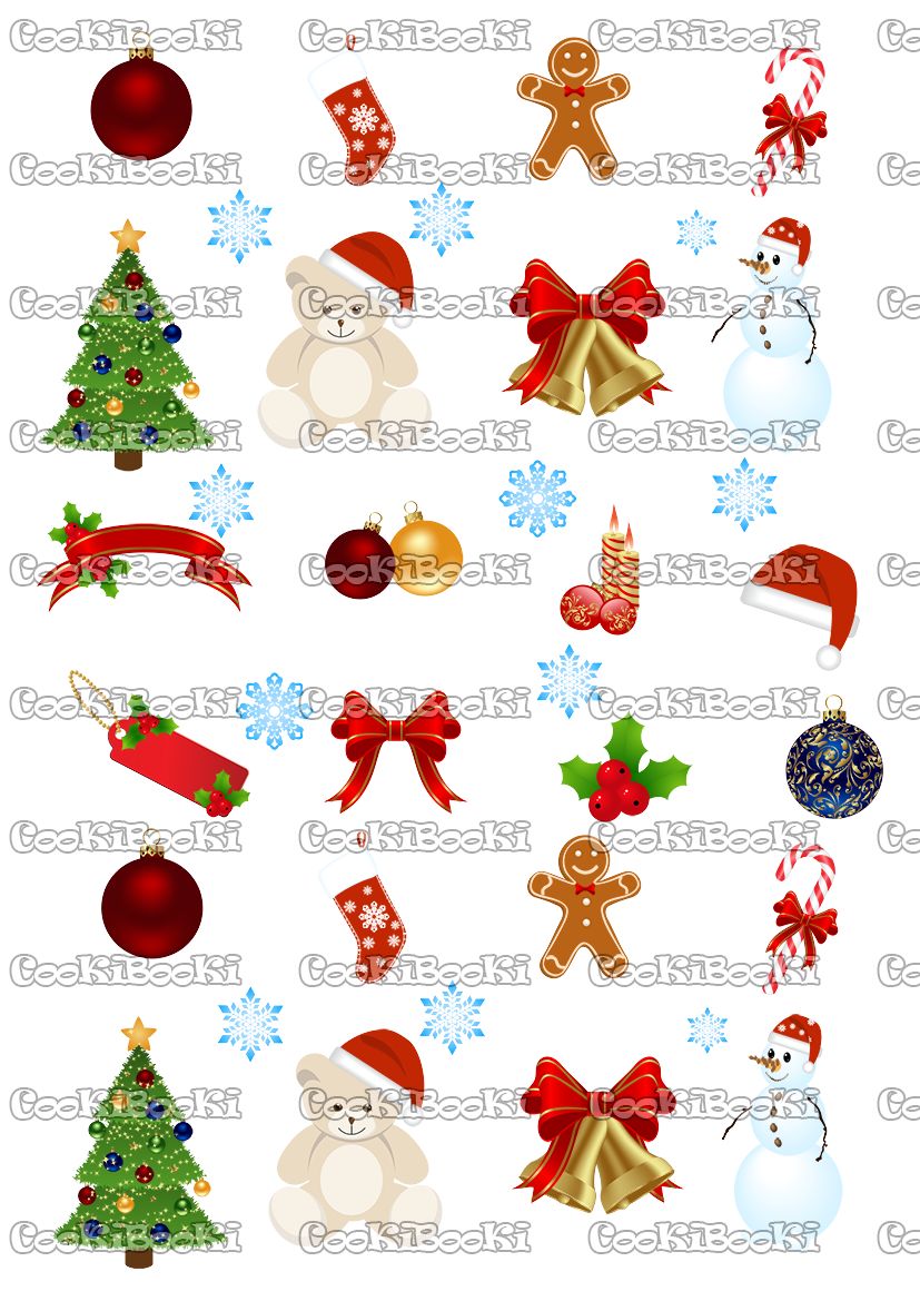 CHRIST048 Шаблон за печат - Коледа #0048 - Image 1