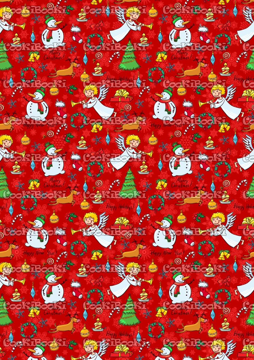 CHRIST053 Шаблон за печат - Коледа #0053 - Image 1