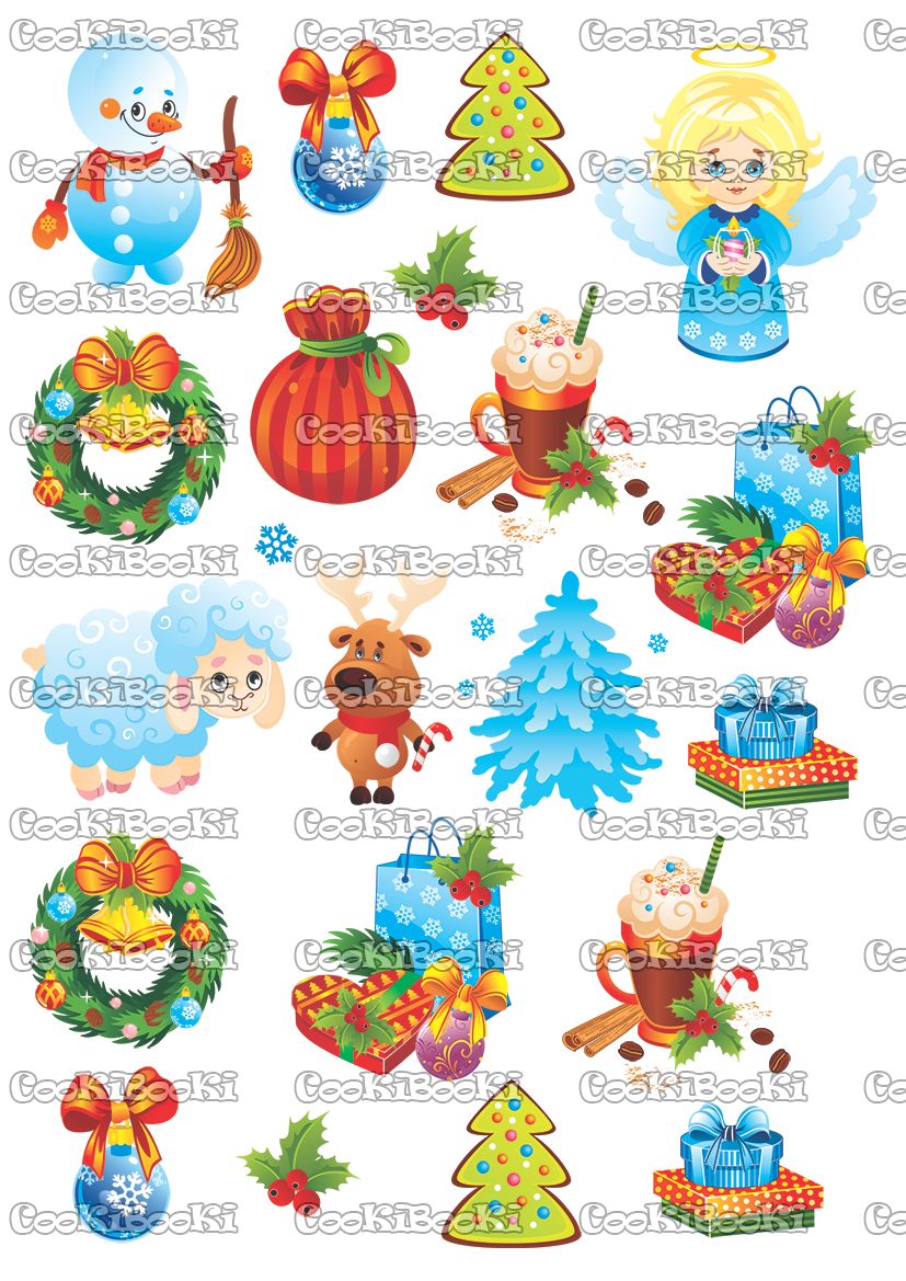 CHRIST056 Шаблон за печат - Коледа #0056 - Image 1