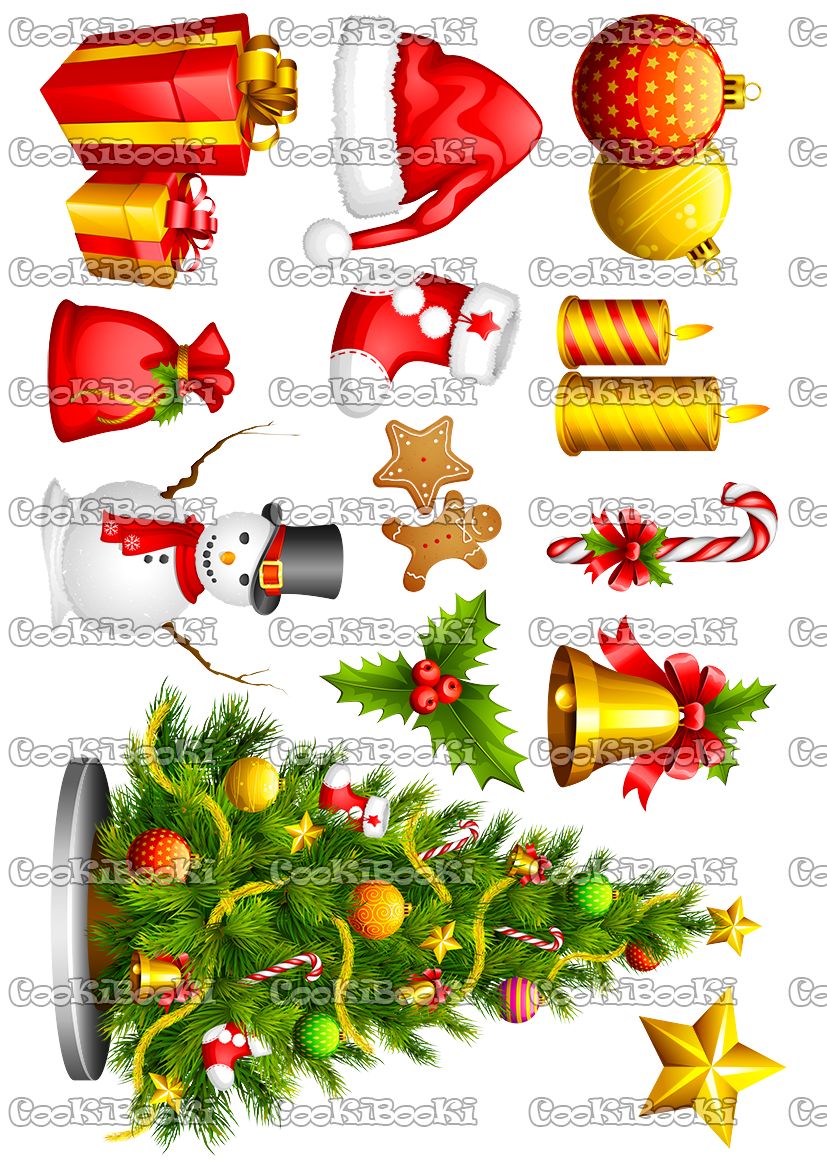 CHRIST057 Шаблон за печат - Коледа #0057 - Image 1