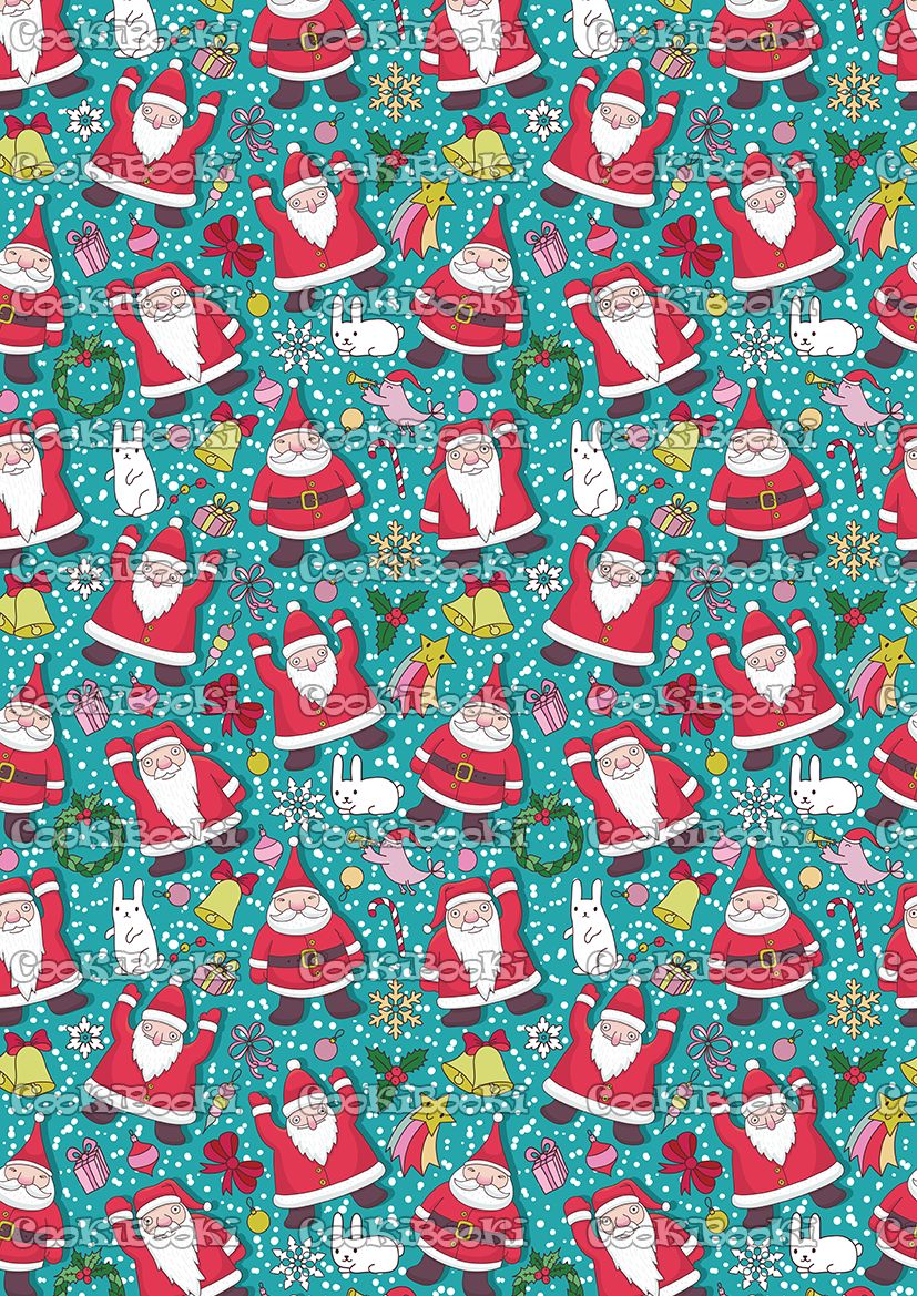 Christmas seamless pattern Шаблон за печат - Коледа #0094 - Image 1