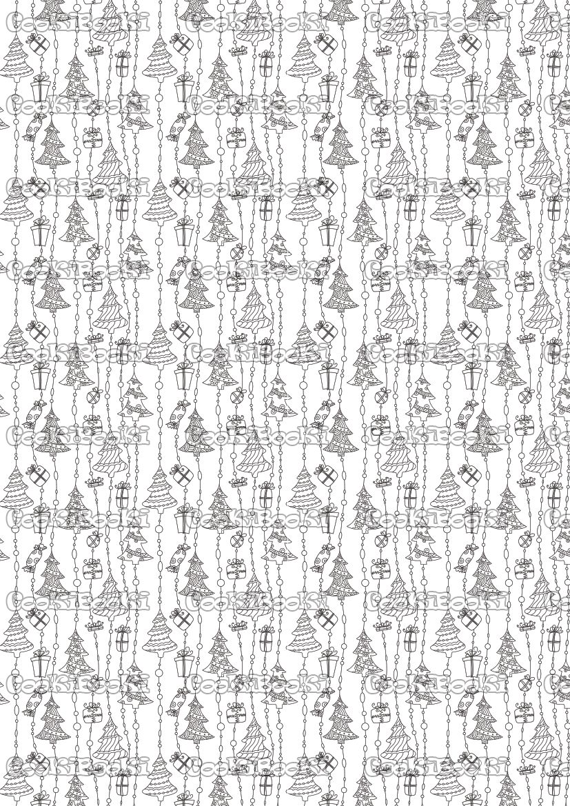 CHRIST174 Шаблон за печат - Коледа #0174 - Image 1