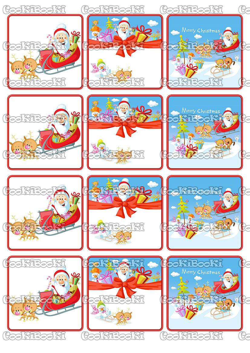 CHRIST199 Шаблон за печат - Коледа #0199 - Image 1