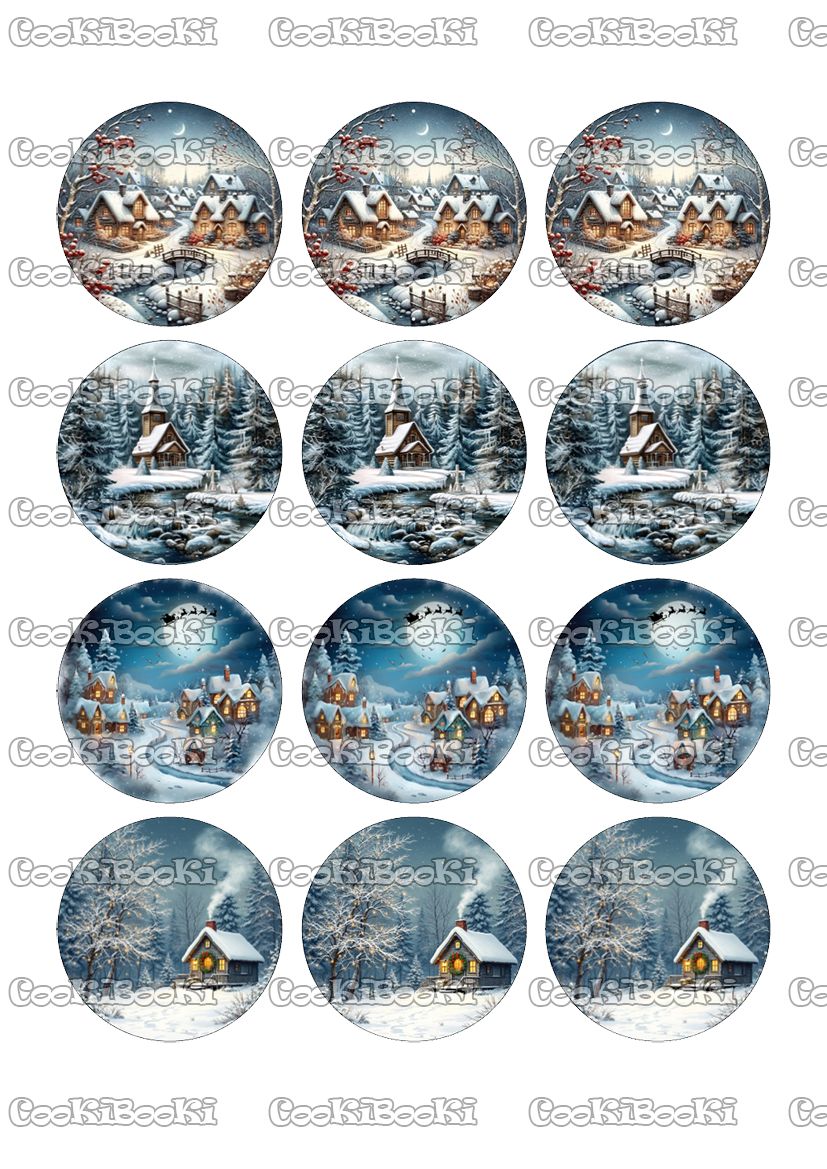 CHRIST768 Шаблон за печат - Коледа #0768 - Image 1