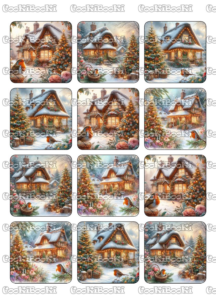 CHRIST784 Шаблон за печат - Коледа #0784 - Image 1