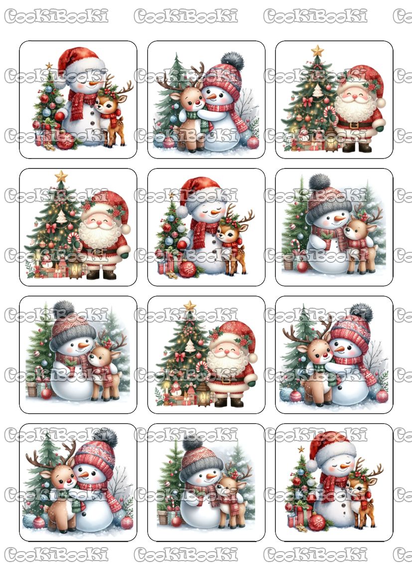 CHRIST790 Шаблон за печат - Коледа #0790 - Image 1