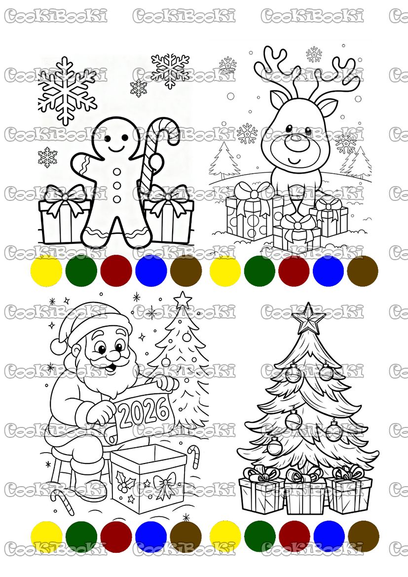 CHRIST801 Шаблон за печат - Коледа #0801 - Image 1