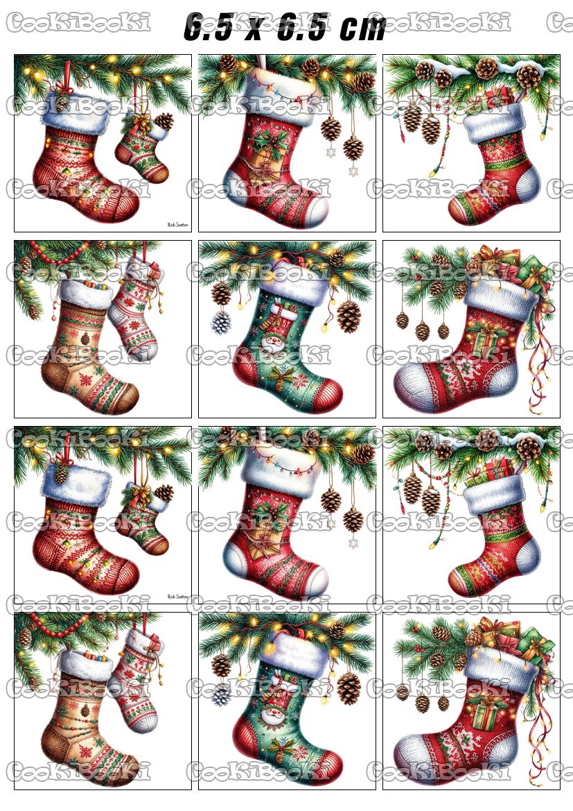 CHRIST807 Шаблон за печат - Коледа #0807 - Image 1