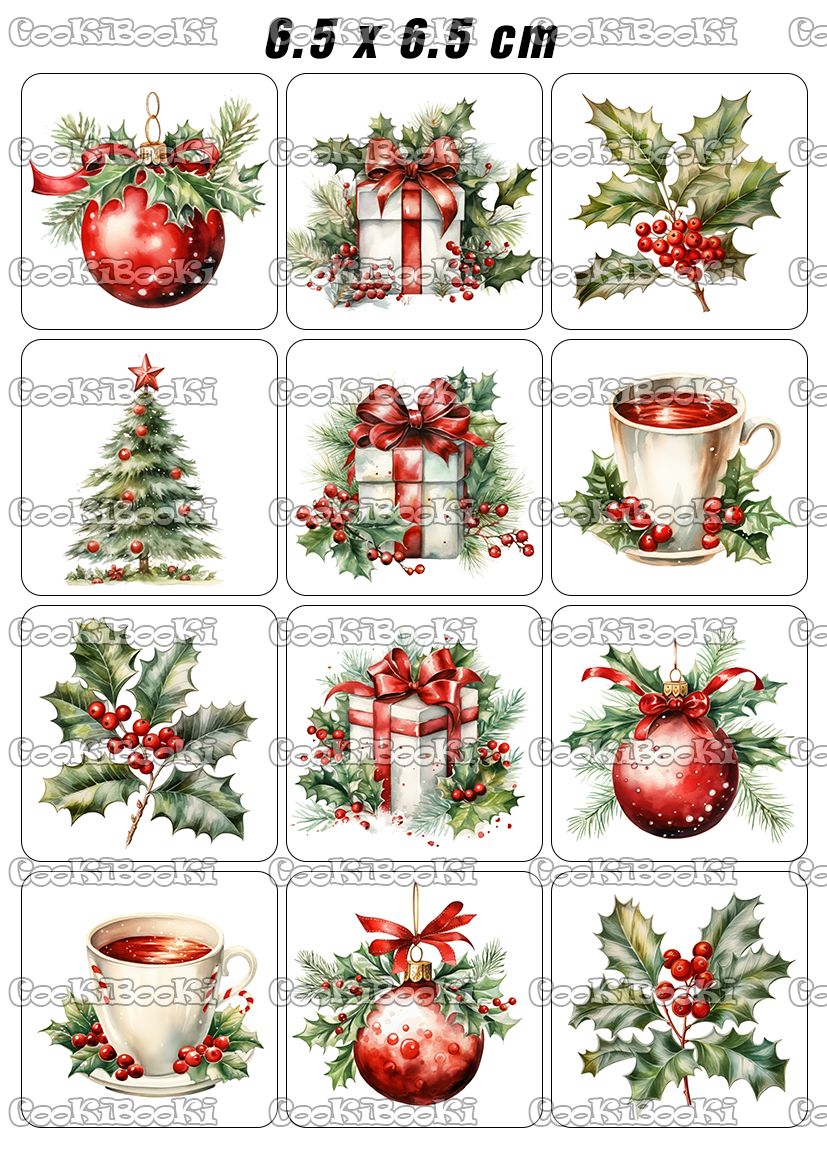 CHRIST812 Шаблон за печат - Коледа #0812 - Image 1