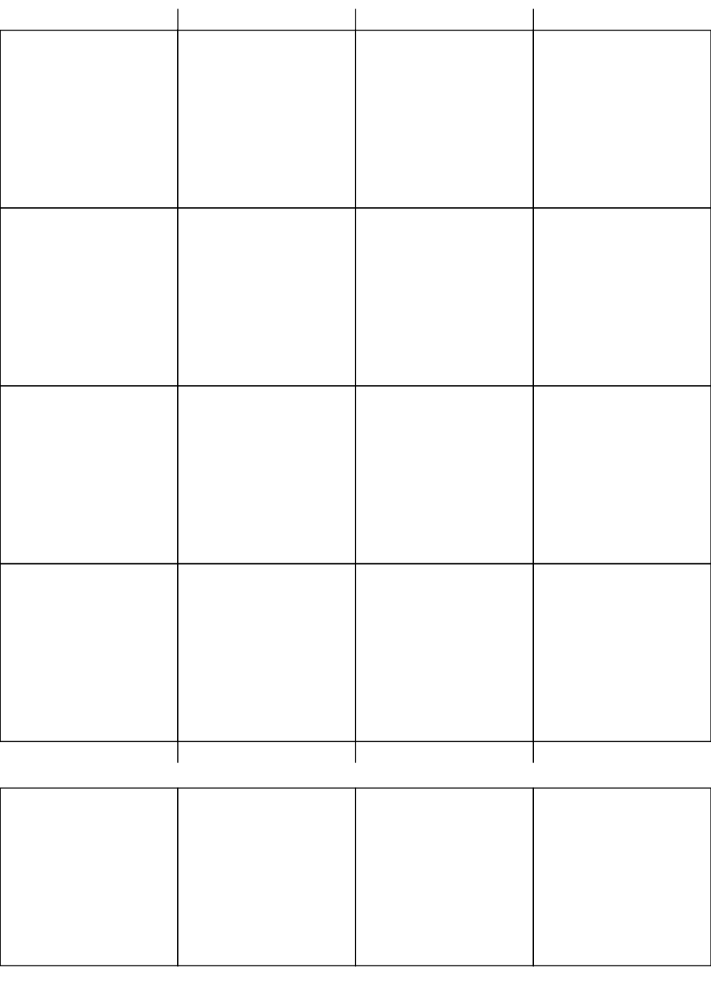 Puzzle03 Индивидуален шаблон за печат - пъзел от квадратчета 5 см - Image 1