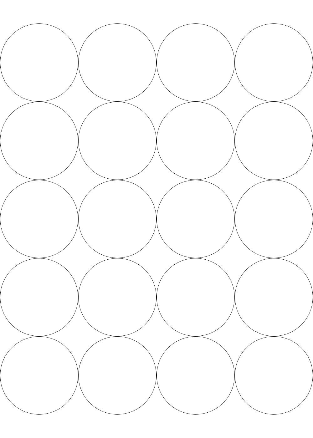 CircleFrame-5cm Индивидуален шаблон за печат - кръг 5 см - Image 1