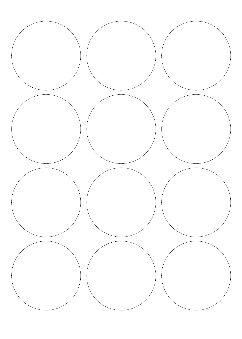 CircleFrame-6cm Индивидуален шаблон за печат - кръг 6 см - Image 1