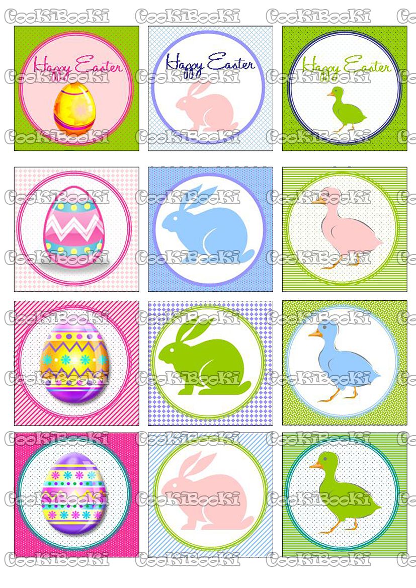 EAST006 Шаблон за печат - Великден #006 - Image 1