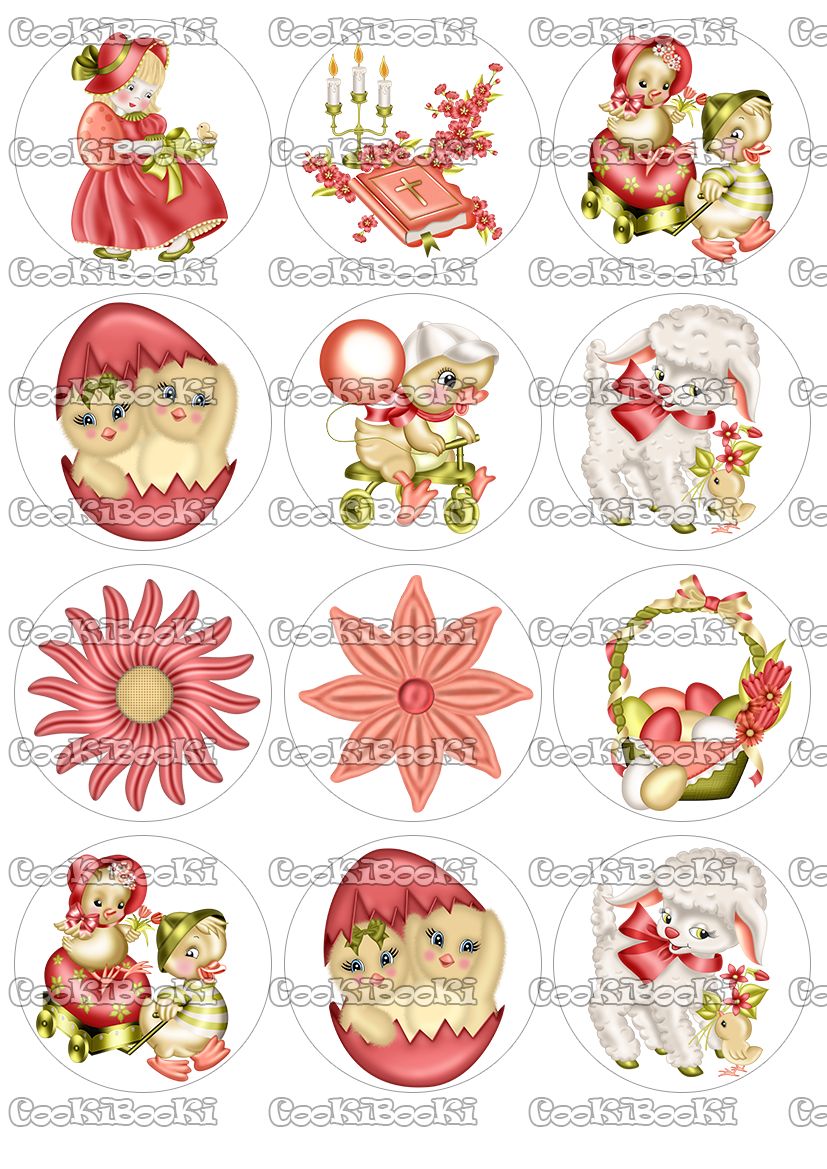 EAST083 Шаблон за печат - Великден #083 - Image 1