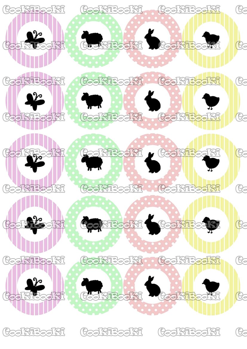 EAST088 Шаблон за печат - Великден #088 - Image 1