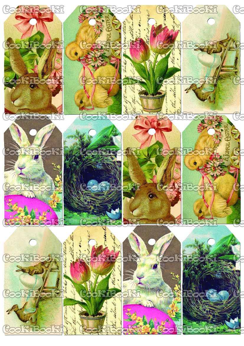 EAST090 Шаблон за печат - Великден #090 - Image 1