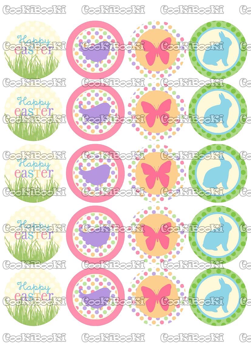 EAST117 Шаблон за печат - Великден #117 - Image 1