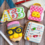 Училищен сет декорирани бисквитки #01