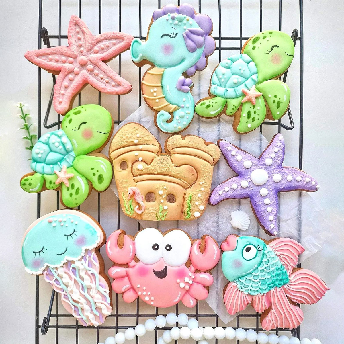 SUM003 Бисквитки - морски свят #01 - Image 1