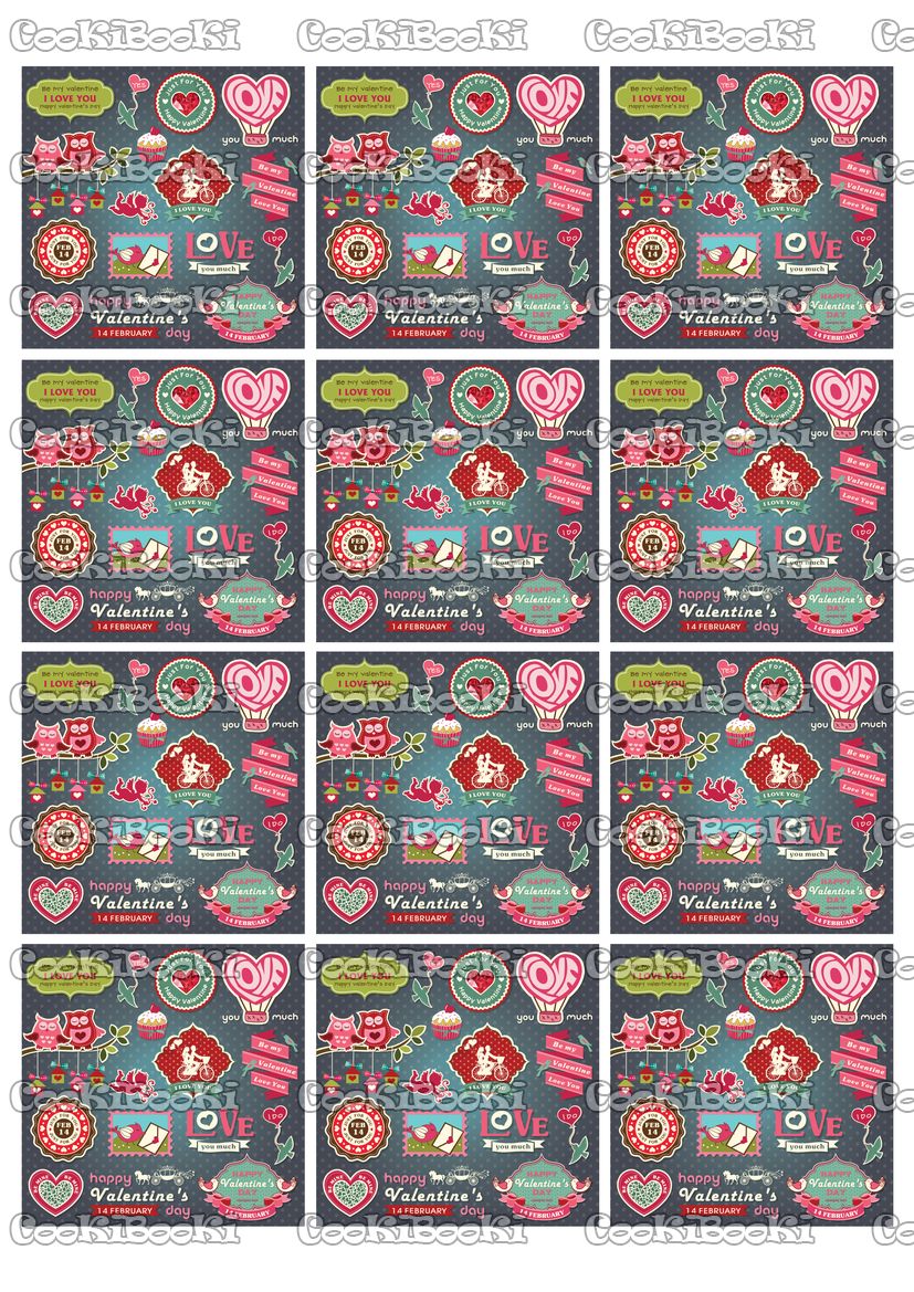 VAL029 Шаблон за печат - Свети Валентин #029 - Image 1