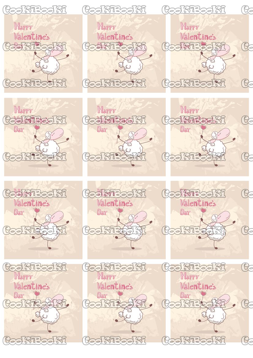 VAL059 Шаблон за печат - Свети Валентин #059 - Image 1