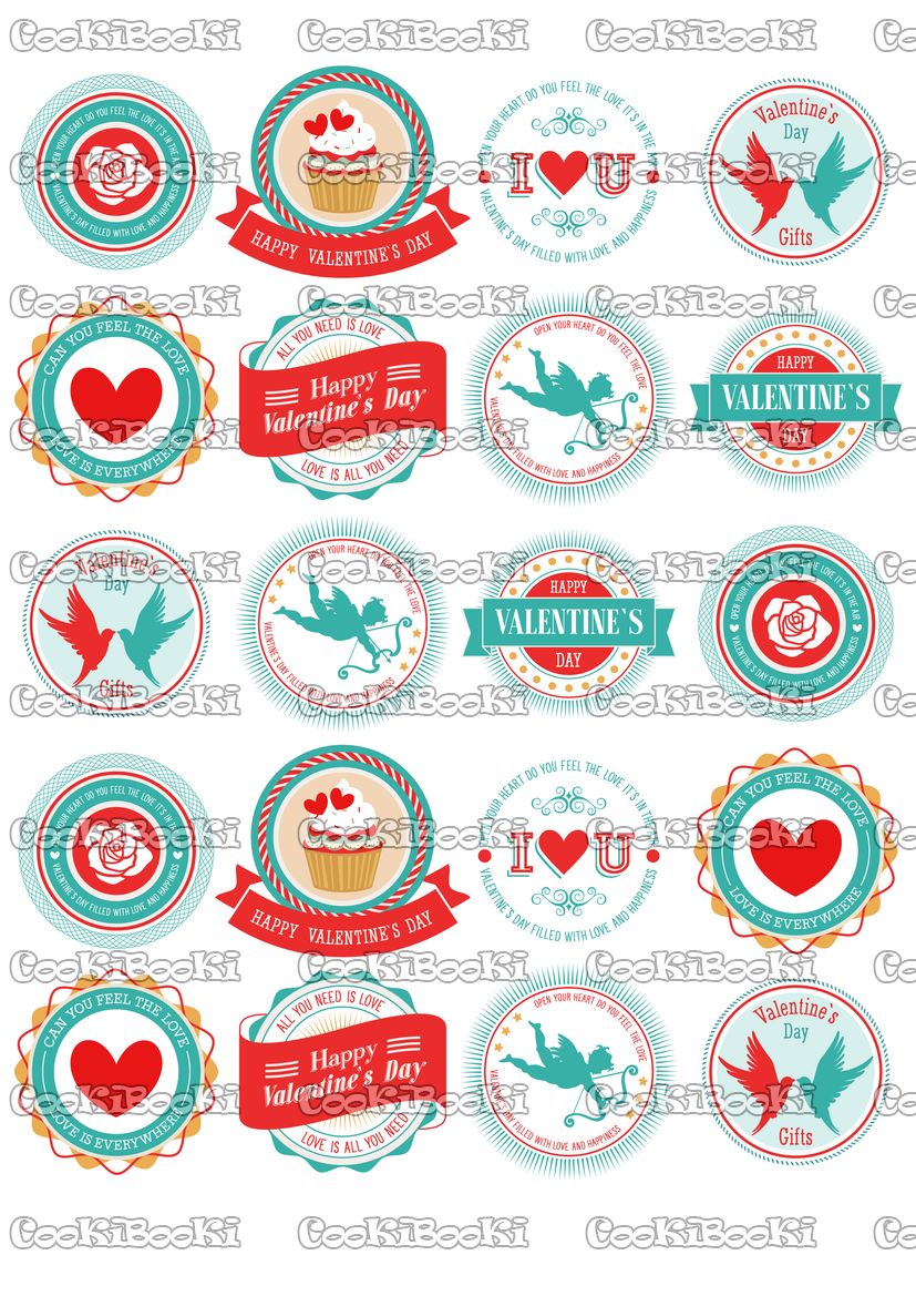 VAL185 Шаблон за печат - Свети Валентин #185 - Image 1