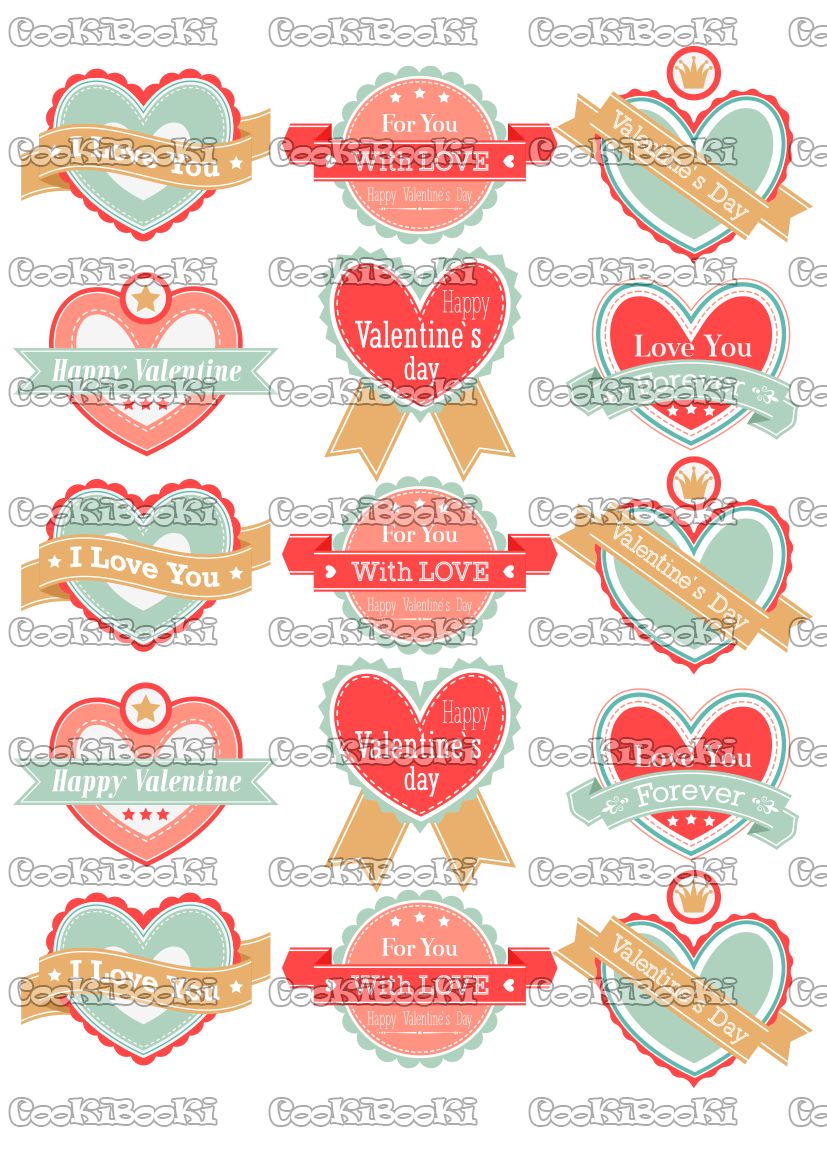 VAL186 Шаблон за печат - Свети Валентин #186 - Image 1