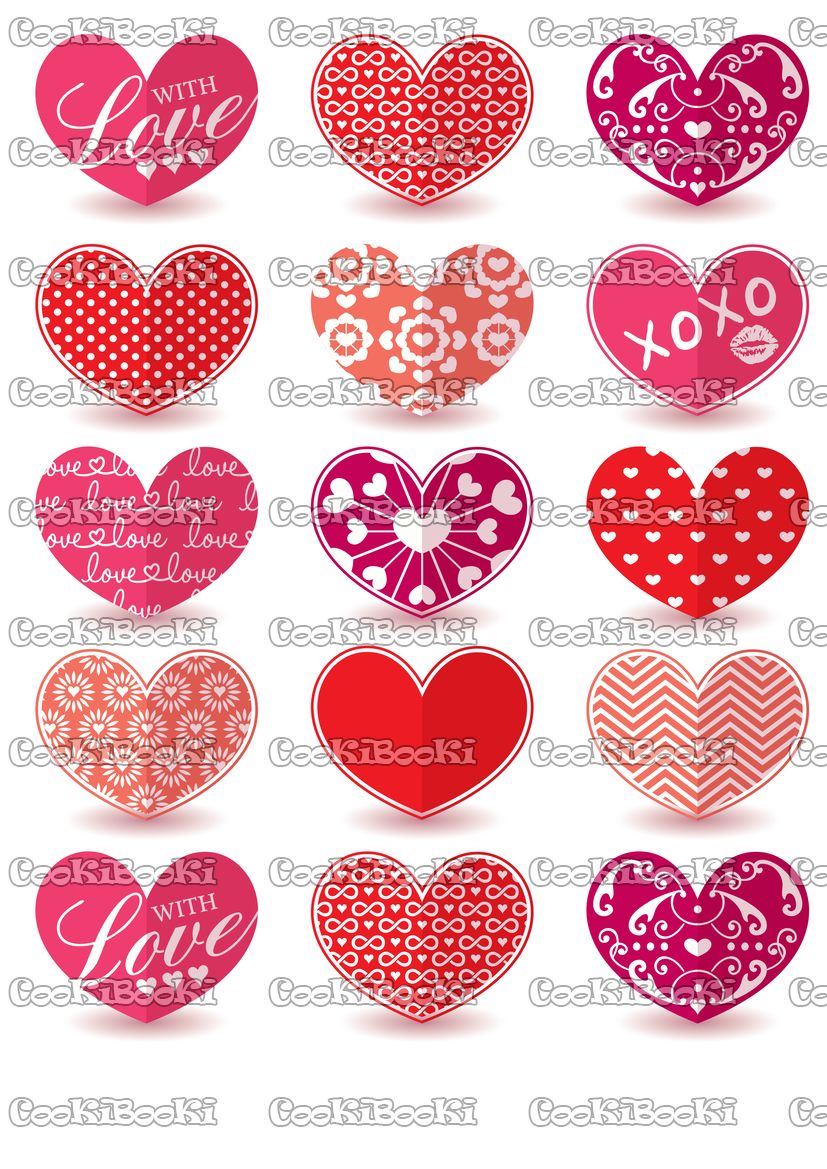 VAL187 Шаблон за печат - Свети Валентин #187 - Image 1