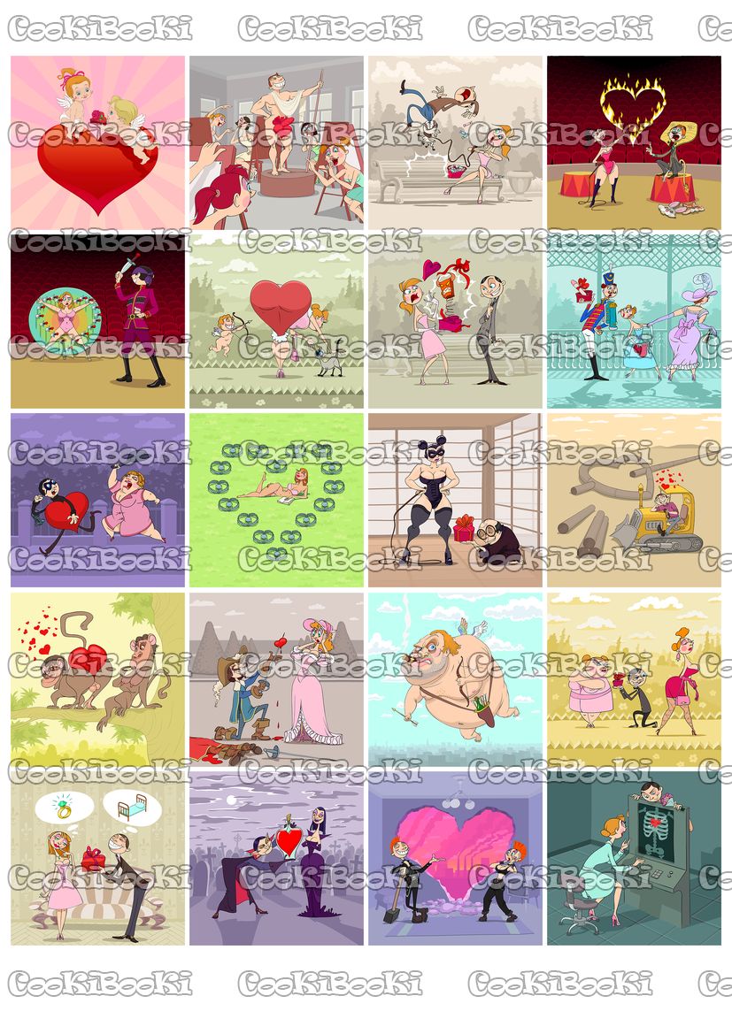 VAL189 Шаблон за печат - Свети Валентин #189 - Image 1