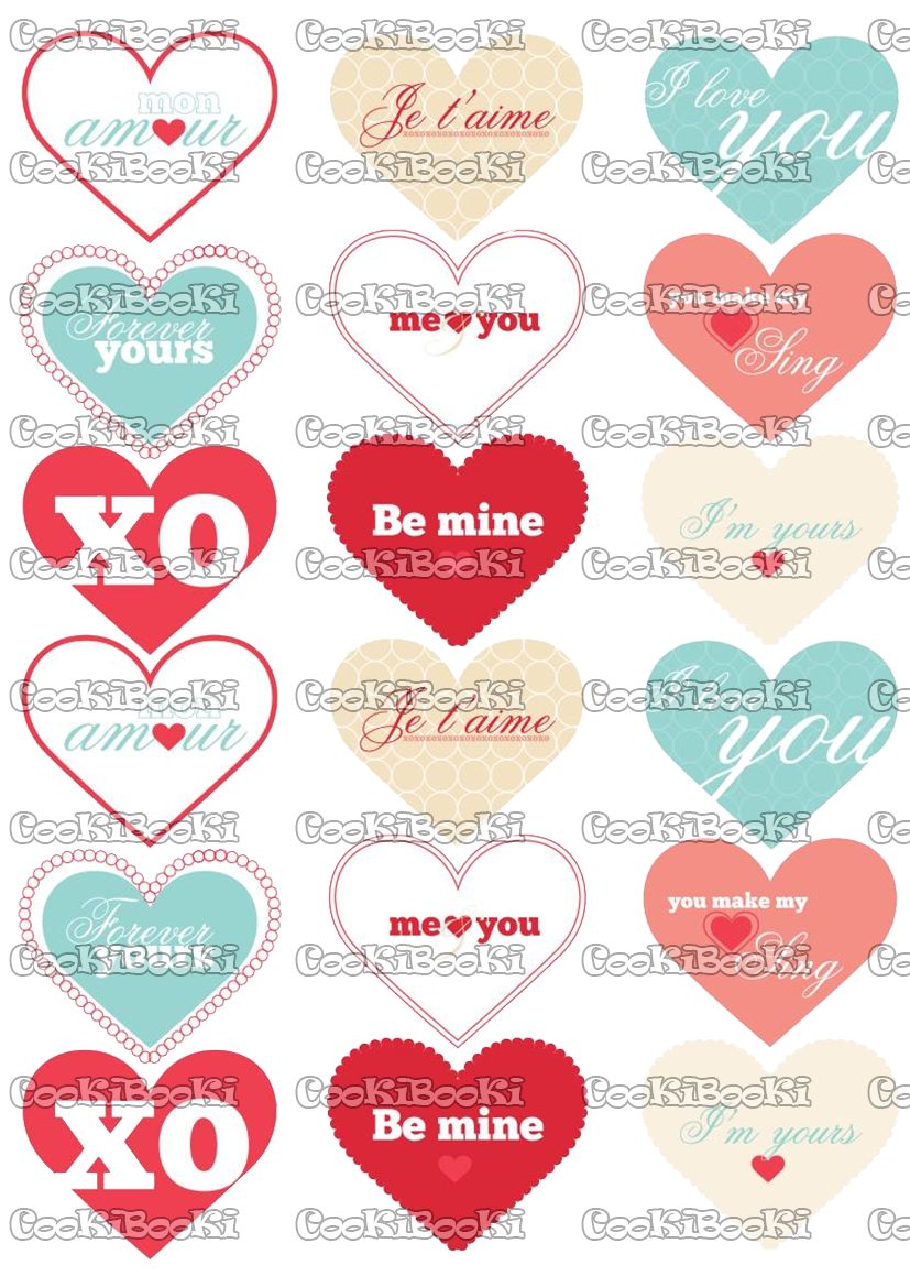 VAL198 Шаблон за печат - Свети Валентин #198 - Image 1