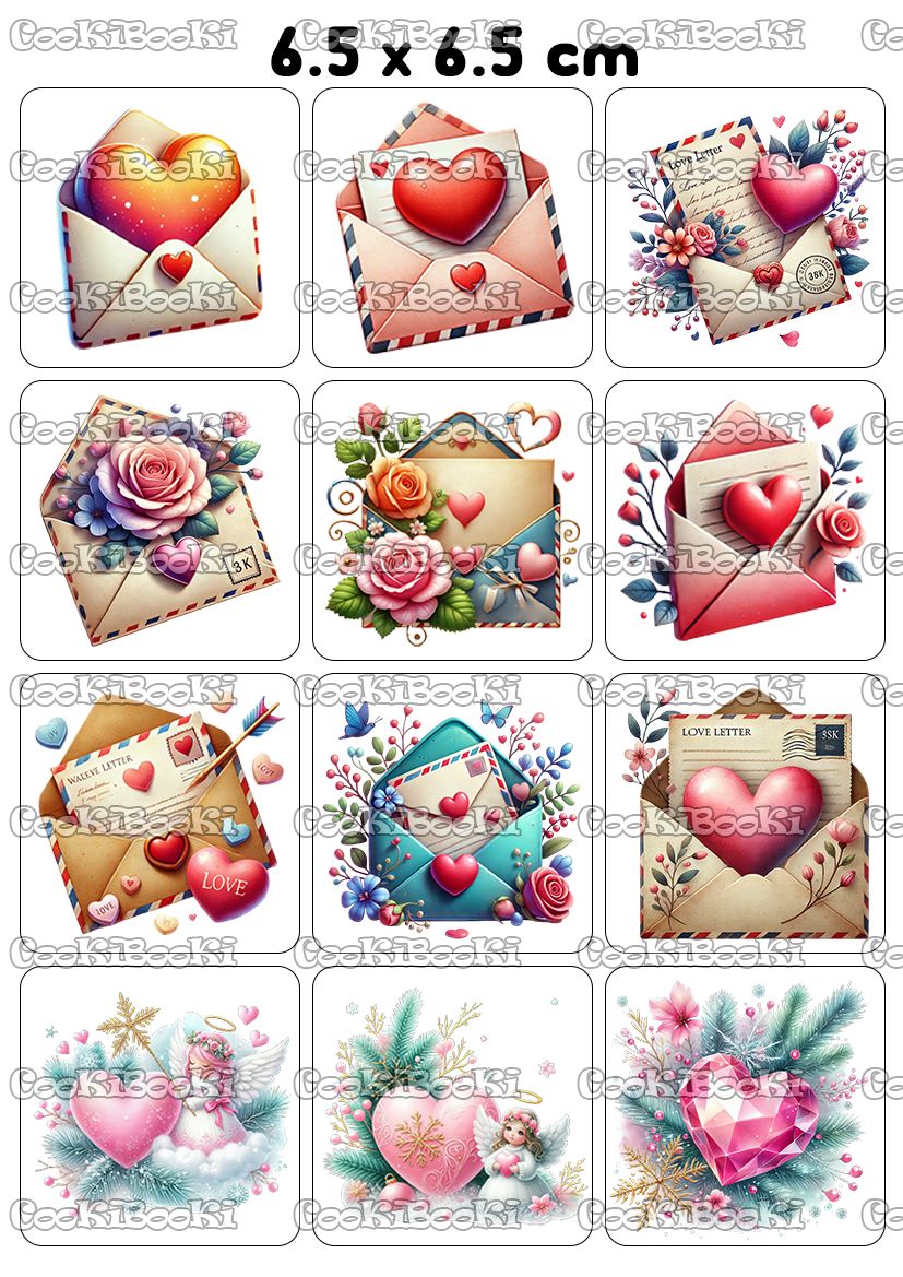 VAL278 Шаблон за печат - Свети Валентин #278 - Image 1