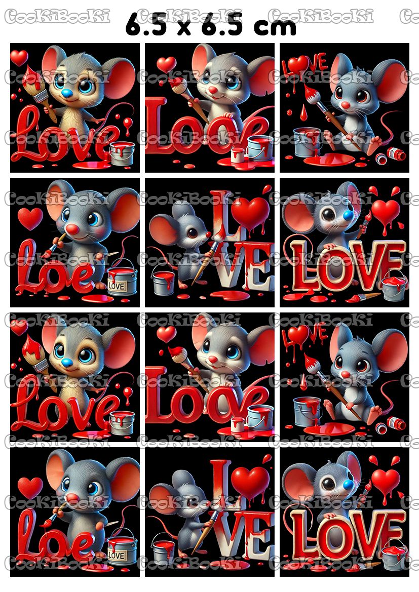 VAL319 Шаблон за печат - Свети Валентин #319 - Image 1