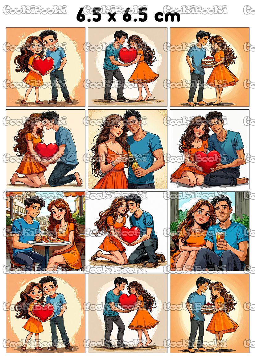 VAL322 Шаблон за печат - Свети Валентин #322 - Image 1