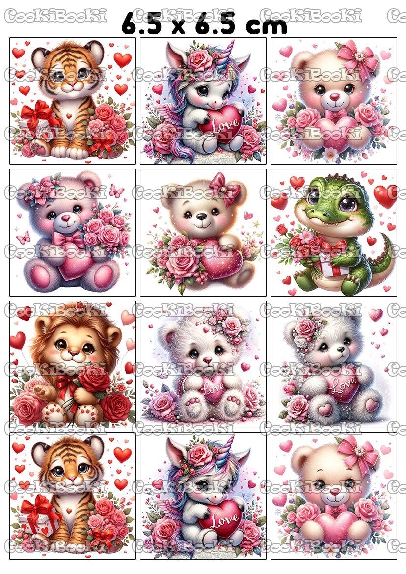 VAL328 Шаблон за печат - Свети Валентин #328 - Image 1