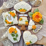 Бисквитки на сватбена тематика #05